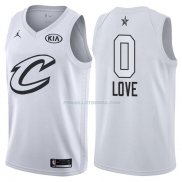 Maillot All Star 2018 Cleveland Cavaliers Kevin Love 0 Blanc