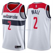 Maillot Basket Authentique Washington Wizards Wall 2017-18 2 Blanc