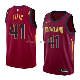 Maillot Cleveland Cavaliers Ante Zizic Icon 2018 Rouge