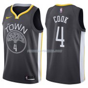 Maillot Golden State Warriors Quinn Cook The Town Statehombret 2017-18 4 Negro