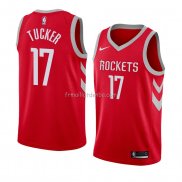 Maillot Houston Rockets P.j. Tucker Ciudad 2017-18 4 Rojo