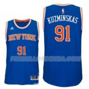 Maillot Basket New York Knicks Kuzminskas 91 Azul