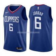 Maillot Los Angeles Clippers Deandre Jordan Icon 2017-18 6 Azul