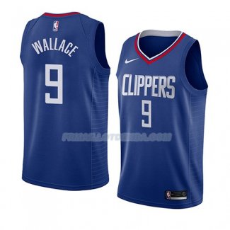 Maillot Los Angeles Clippers Tyrone Wallace Icon 2018 Bleu