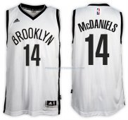 Maillot Basket Brooklyn Nets McDaniels 14 Blanco