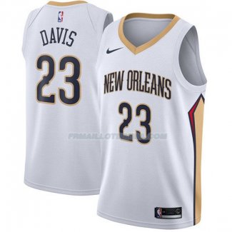 Maillot Basket New Orleans Pelicans Anthony Davis Association 2017-18 23 Blanc