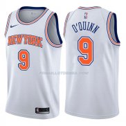 Maillot New York Knicks Kyle O'quinn Statehombret 2017-18 9 Blancoo