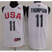 Maillot Basket USA Dream Teams Thompson 4 Blanc