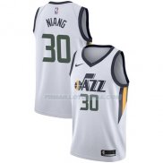 Maillot Utah Jazz Georges Niang Association 2017-18 30 Blanc
