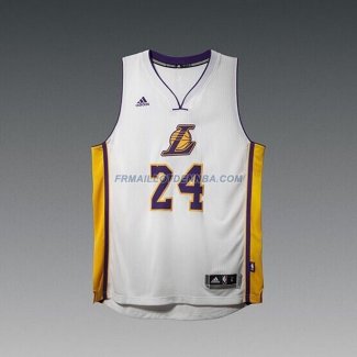Maillot Basket Los Angeles Lakers Bryant 24 Blanc 2013