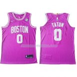 Maillot Boston Celtics Jayson Tatum Authentic Rosa Rosa