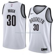 Maillot Brooklyn Nets Dzanan Musa Association 2018 Blanc Blanc