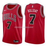 Maillot Chicago Bulls Justin Holiday Icon 2017-18 7 Rojo