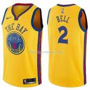 Maillot Golden State Warriors Jordan Bell Chinese Heritage Ciudad 2017-18 2 Oroo