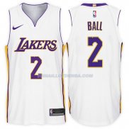 Maillot Basket Lakers Lonzo Ball 2017-18 2 Blanc