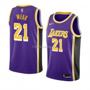 Maillot Los Angeles Lakers Travis Wear Statement 2018-19 Volet