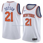 Maillot New York Knicks Damyean Dotson Association 2018 Blanc Blanc