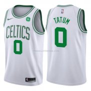 Maillot Basket Authentique Boston Celtics Tatum 2017-18 0 Blanc