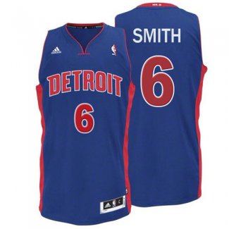 Maillot Basket Detroit Pistons Smith 6 Bleu