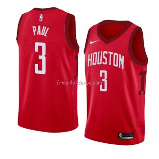 Maillot Houston Rockets Chris Paul Earned 2018-19 Rouge