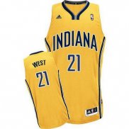 Maillot Basket Indiana Pacers West 21 Jaune