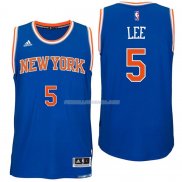 Maillot Basket New York Knicks Lee 5 Azul