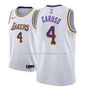 Maillot Los Angeles Lakers Alex Caruso Association 2018-19 Blanc