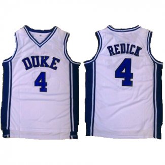 Maillot Basket NCAA Duke University Redick 4 Blanc