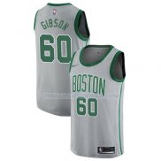 Maillot Boston Celtics Jonathan Gibson Ciudad 2017-18 60 Gris