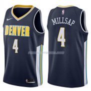 Maillot Denver Nuggets Paul Millsap Icon 2017-18 4 Azul
