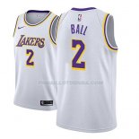 Maillot Los Angeles Lakers Lonzo Ball Association 2018-19 Blanc