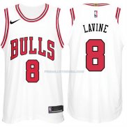 Maillot Basket Authentique Chicago Bulls Lavine 2017-18 8 Blanc