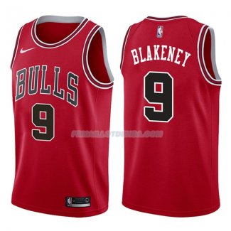 Maillot Chicago Bulls Antonio Blakeney Icon 2017-18 9 Rojo