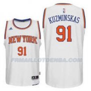 Maillot Basket New York Knicks Kuzminskas 91 Blanco