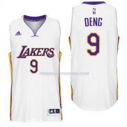 Maillot Basket Los Angeles Lakers Deng 9 Blanco