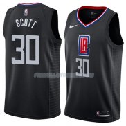 Maillot Los Angeles Clippers Mike Scott Statement 2018 Noir