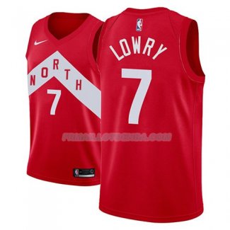 Maillot Tornto Raptors Kyle Lowry Earned 2018-19 Rouge