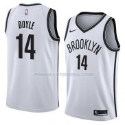 Maillot Brooklyn Nets Milton Doyle Association 2018 Blanc Blanc