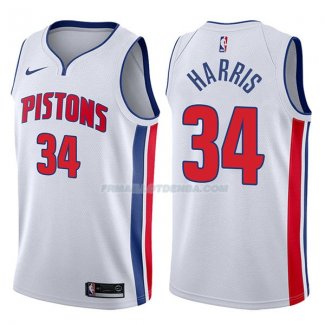 Maillot Detroit Pistons Tobias Harris Association 2017-18 34 Blancoo