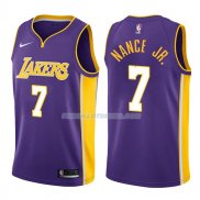 Maillot Los Angeles Lakers Larry Nance Jr. Statehombret 2017-18 7 Violeta