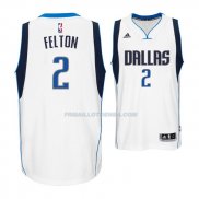 Maillot Basket Dallas Mavericks Felton 2 Blanco
