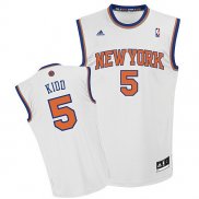Maillot Basket New York Knicks Kidd 5 Blanc