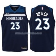Maillot Enfant Minnesota Timberwolves Jimmy Butler 2017-18 Bleu