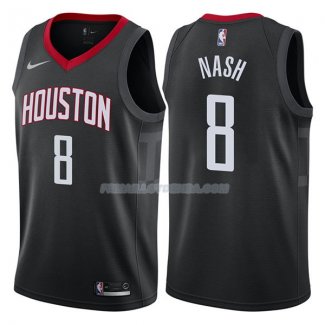 Maillot Houston Rockets Le'bryan Nash Statehombret 2017-18 8 Negro