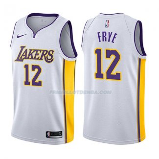 Maillot Los Angeles Lakers Channing Frye Association 2017-18 12 Blancoo