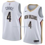 Maillot New Orleans Pelicans Charles Cooke Association 2018 Blanc