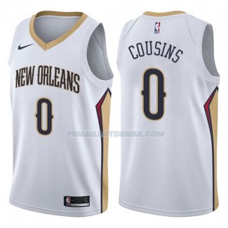 Maillot Basket New Orleans Pelicans Demarcus Cousins Association 2017-18 0 Blanc