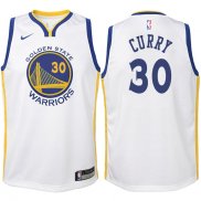 Maillot Basket Authentique Enfant Golden State Warriors Curry 2017-18 30 Blanc