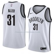 Maillot Brooklyn Nets Jarrett Allen Association 2018 Blanc Blanc