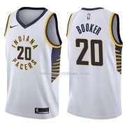 Maillot Indiana Pacers Trevor Booker Association 2017-18 20 Blancoo